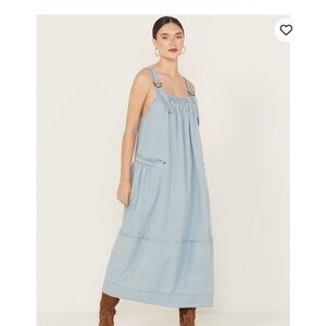 Free People Machu Barrel Midi Dress
